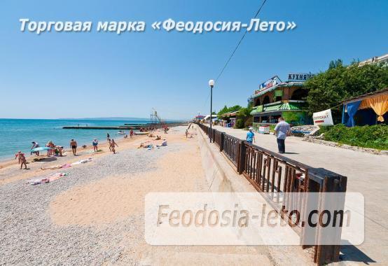 Пляж и набережная в посёлке Приморский Феодосия. Отдых, фото и подробное описание